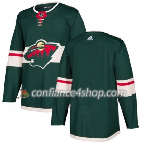 Adidas Maillot de Hockey Minnesota Wild Blank 2017-2018 Vert Authentic - Homme